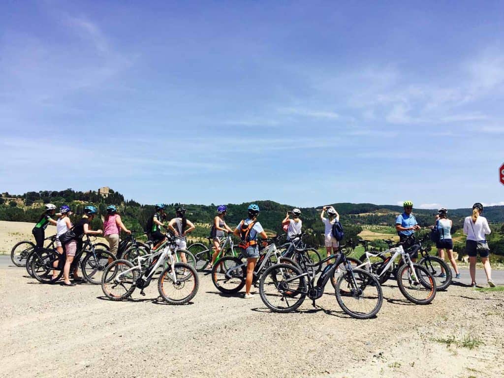 Group - Biking Tuscany Tour