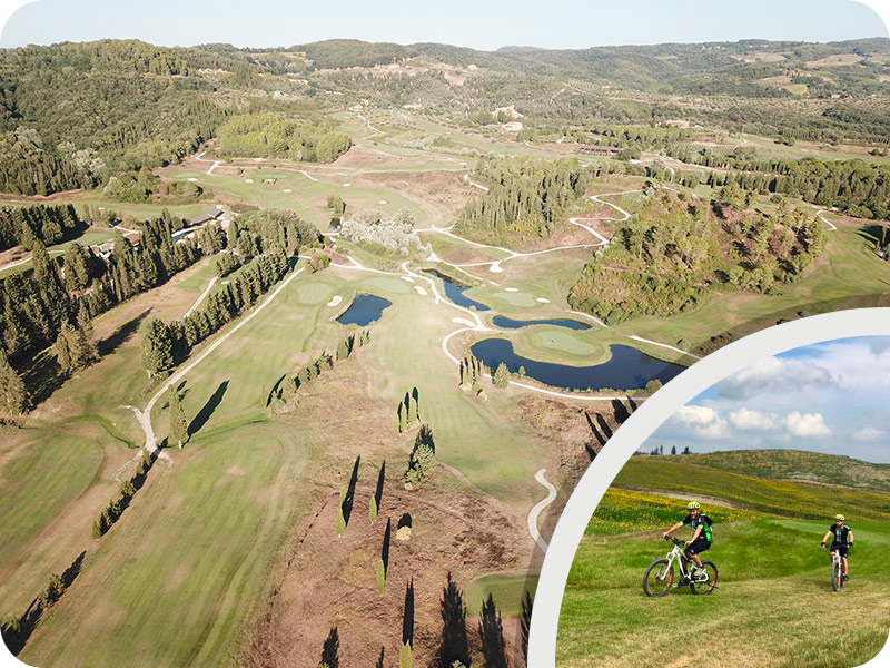 Tuscany bike tour “Castelfalfi Natural Reserve”