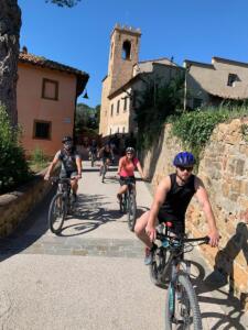 Tuscany bike tour - Volterra wine cellar experience