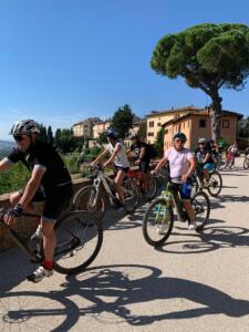 Tuscany bike tour - Volterra wine cellar experience