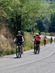 Tuscany bike tour - Volterra wine cellar experience